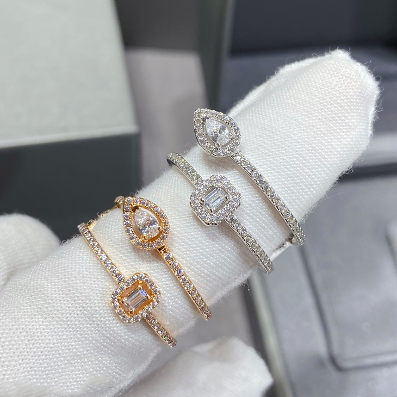 Messiika MY TWIN 2 rings for women designer diamond Gold plated 18K official reproductions size 6 7 8 classic style luxury Never fade gift for girlfriend 012
Messiika MY TWIN 2 rings for women designer diamond Gold plated 18K official reproductions size 6 7 8 classic style luxury Never fade gift for girlfriend 012
