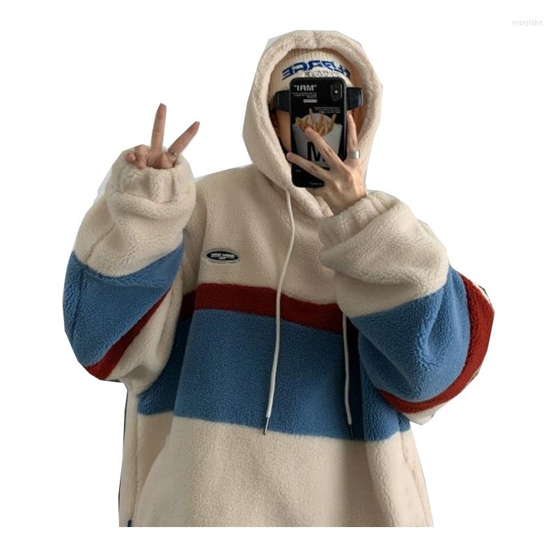 Men's Jackets Japan Korea Style Fashion Fleece Hoodies Men Patchwork Stripe Hooded Sweatshirts Male Loose Coats Student Casual Tops Pullover, Black
Men's Jackets Japan Korea Style Fashion Fleece Hoodies Men Patchwork Stripe Hooded Sweatshirts Male Loose Coats Student Casual Tops Pullover, Black