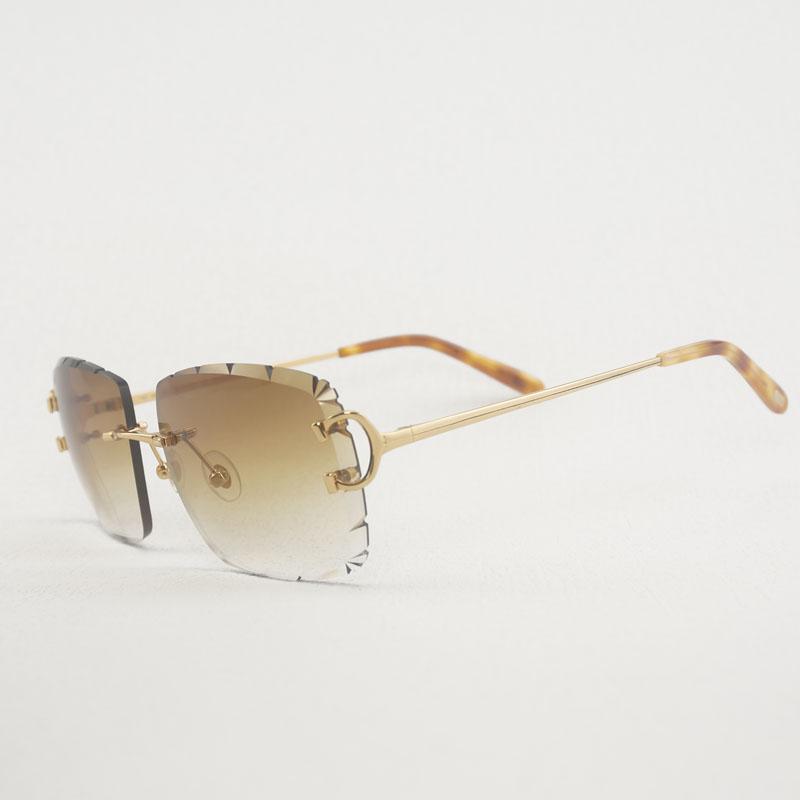 Sunglasses Vintage Diamond Cutting Rimless Men Oversize C Wire Eyewear Women For Summer Clear Glasses Metal Frame Oculos Gafas
Sunglasses Vintage Diamond Cutting Rimless Men Oversize C Wire Eyewear Women For Summer Clear Glasses Metal Frame Oculos Gafas
