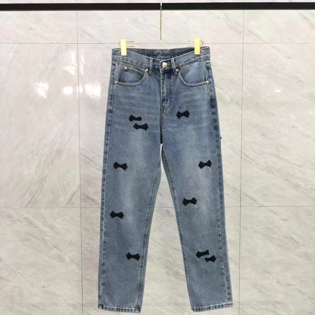 Designer Men's Jeans women Fashion luxury Slim Elastic Brand Business Pants Trousers Classic Style Male Denim leisure trousers Metal tag Street trend, No.5
Designer Men's Jeans women Fashion luxury Slim Elastic Brand Business Pants Trousers Classic Style Male Denim leisure trousers Metal tag Street trend, No.5