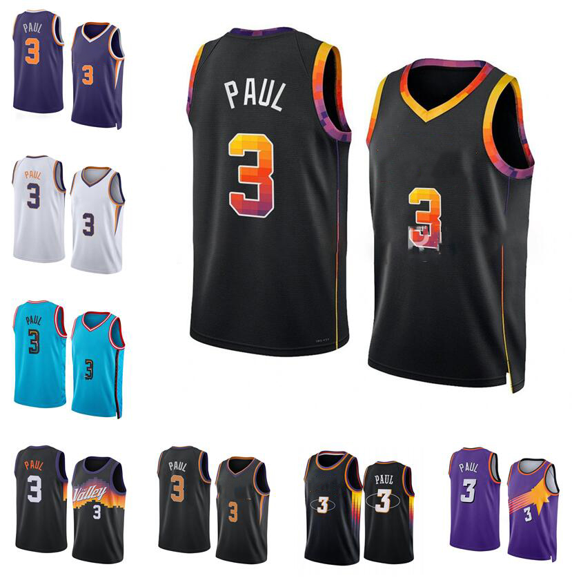 Chris Paul Basketball jerseys 2022-23 season black blue white Men Women Youth city jersey S-XXL 3, With logo
Chris Paul Basketball jerseys 2022-23 season black blue white Men Women Youth city jersey S-XXL 3, With logo