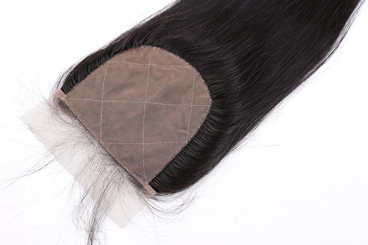 Real Virgin Brazilian Straight Hair Silk Base Lace Closure Natural Scalp Body Wave Human Hair Closures Deep Curly Bleach Knots Greatremy Vendor SALE