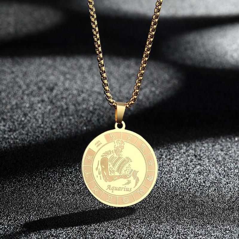 Pendant Necklaces CHENGXU Aquarius Charm Necklace For Men Women Stainless Steel Zodiac Sign Jewelry Astrology Chain Birthday Gift
Pendant Necklaces CHENGXU Aquarius Charm Necklace For Men Women Stainless Steel Zodiac Sign Jewelry Astrology Chain Birthday Gift