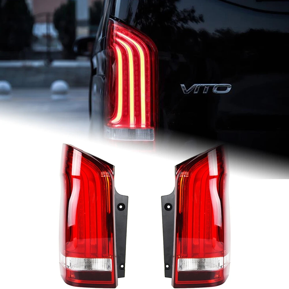 Auto Parts Taillights Assembly For Vito LED BENZ W447 Tail Light Rear Fog Brake Turn Signal Lamp 20 16-20 21 year
