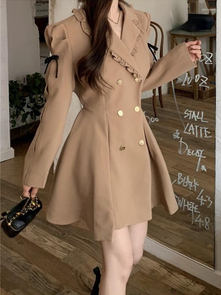 Casual Dresses Elegant Blazers Dress Women Long Sleeve One Piece Korean Fashion Vintage Short Party Female 2023 Autumn Chic, Pink
Casual Dresses Elegant Blazers Dress Women Long Sleeve One Piece Korean Fashion Vintage Short Party Female 2023 Autumn Chic, Pink