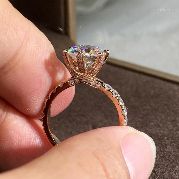 Wedding Rings Vintage Flower Ring Rose Gold Filled 925 Silver 3ct Zircon Cz Engagement Band For Women Bridal Party Jewelry
Wedding Rings Vintage Flower Ring Rose Gold Filled 925 Silver 3ct Zircon Cz Engagement Band For Women Bridal Party Jewelry
