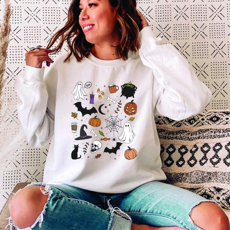 Women' Hoodies & Sweatshirts Halloween Crewneck Sweatshirt Fall Sweater Trick Or Treat Shirt Graphic Streetwear Women Top HoodieWomen, Black
Women' Hoodies & Sweatshirts Halloween Crewneck Sweatshirt Fall Sweater Trick Or Treat Shirt Graphic Streetwear Women Top HoodieWomen, Black