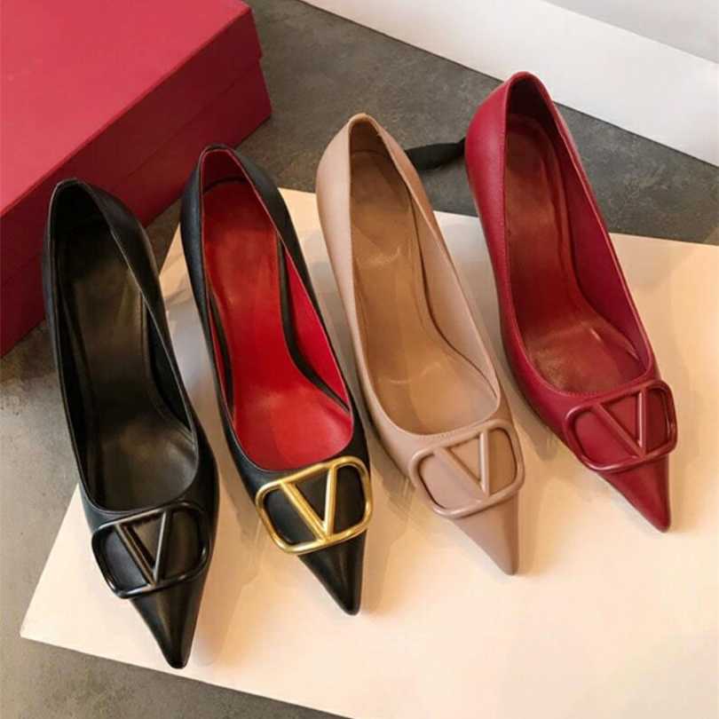 Luxury Women High Heel Shoes Brand Metal Buckle Pointed Toe Thin Heel Sandals 6cm 8cm 10cm Shallow Black Nude Blue Red Wedding Shoes3P0Y, All black
Luxury Women High Heel Shoes Brand Metal Buckle Pointed Toe Thin Heel Sandals 6cm 8cm 10cm Shallow Black Nude Blue Red Wedding Shoes3P0Y, All black