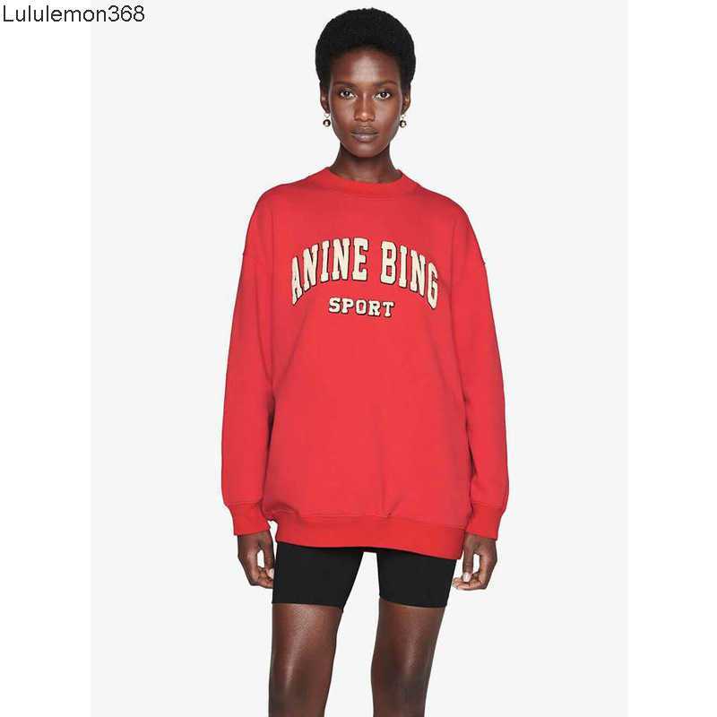Anine Bing Women's Sweatshirt Letter Embroidered Loose Cotton Fleece Sweater Fashion Hoodies Pullover7, Red
Anine Bing Women's Sweatshirt Letter Embroidered Loose Cotton Fleece Sweater Fashion Hoodies Pullover7, Red