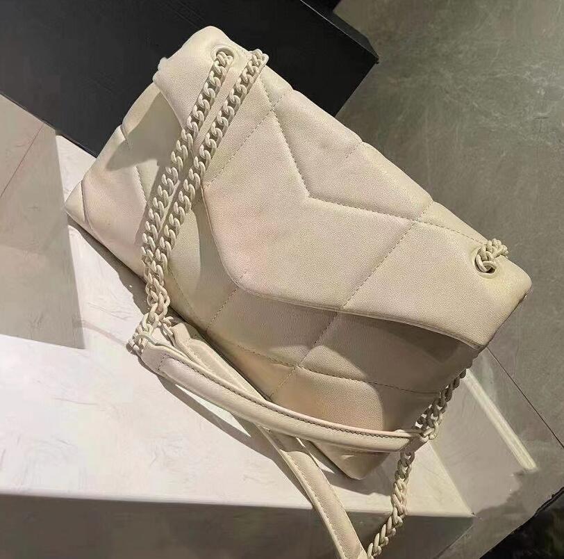 Genuine Leather Chains Fashion Bags designer handbag crossbody bags for women small size weekend bag casual messengers bags evening bag, White
Genuine Leather Chains Fashion Bags designer handbag crossbody bags for women small size weekend bag casual messengers bags evening bag, White