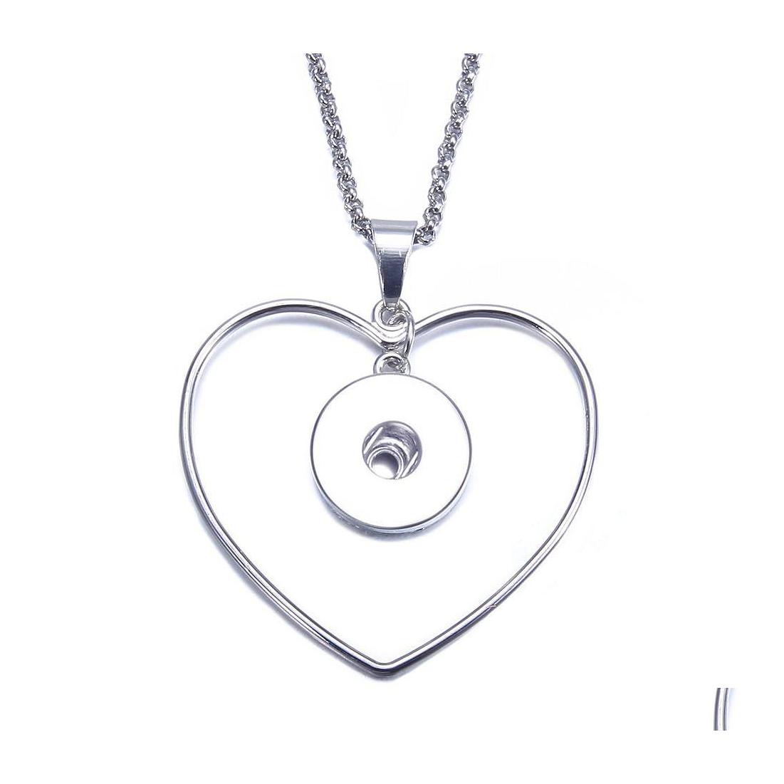 Pendant Necklaces Noosa Snap Button Jewelry Heart Circle Necklace With Link / Leather Chain Fit 18Mm Women Drop Delivery Pendants Dhu9L
Pendant Necklaces Noosa Snap Button Jewelry Heart Circle Necklace With Link / Leather Chain Fit 18Mm Women Drop Delivery Pendants Dhu9L
