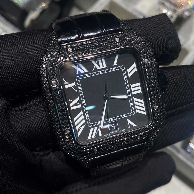 High Quality Fashion Iced Out WatchesMens Wrist Luxury Round Cut Lab Gr DDGU TZ9C, Black
High Quality Fashion Iced Out WatchesMens Wrist Luxury Round Cut Lab Gr DDGU TZ9C, Black