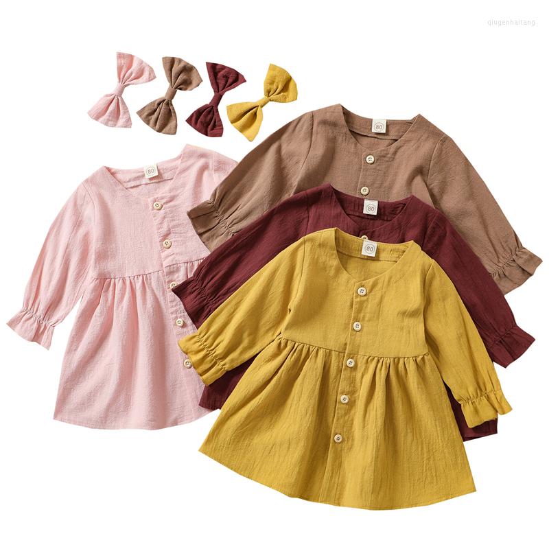 Girl Dresses Spring Autumn Children Dress Girls 0-4 Years Kid Baby Rural Cotton And Linen Buttons Long Sleeve Casual For, Picture color
Girl Dresses Spring Autumn Children Dress Girls 0-4 Years Kid Baby Rural Cotton And Linen Buttons Long Sleeve Casual For, Picture color