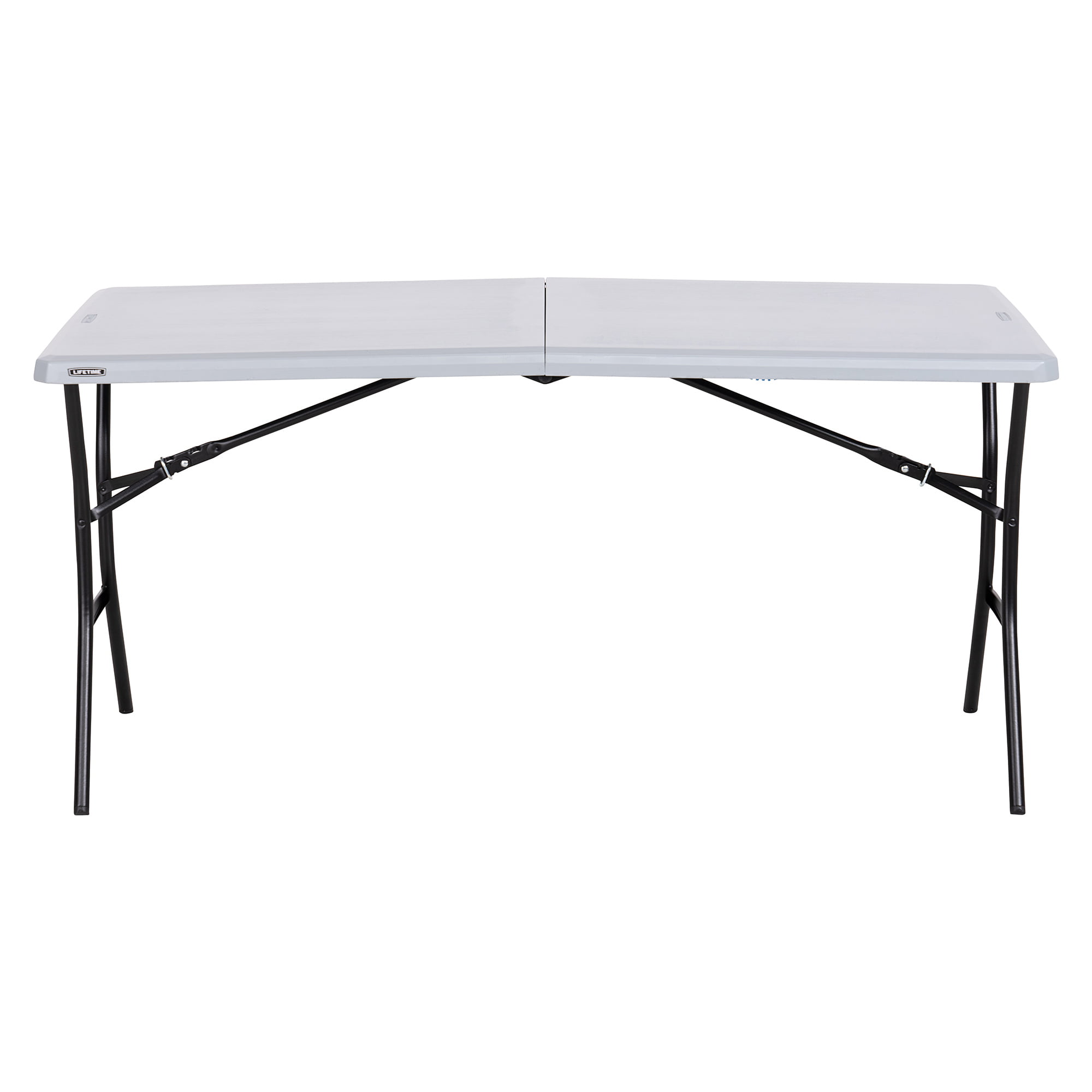 5 Foot Fold In Half Table Gray 80861 heated camping chair