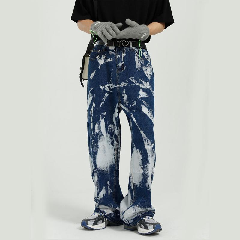 Men' Jeans Tie-dye Washed Korean Style Vintage Fashion Streetwear Loose Casual Straight Wide Leg Trousers Male Denim Pants Man, 229
Men' Jeans Tie-dye Washed Korean Style Vintage Fashion Streetwear Loose Casual Straight Wide Leg Trousers Male Denim Pants Man, 229
