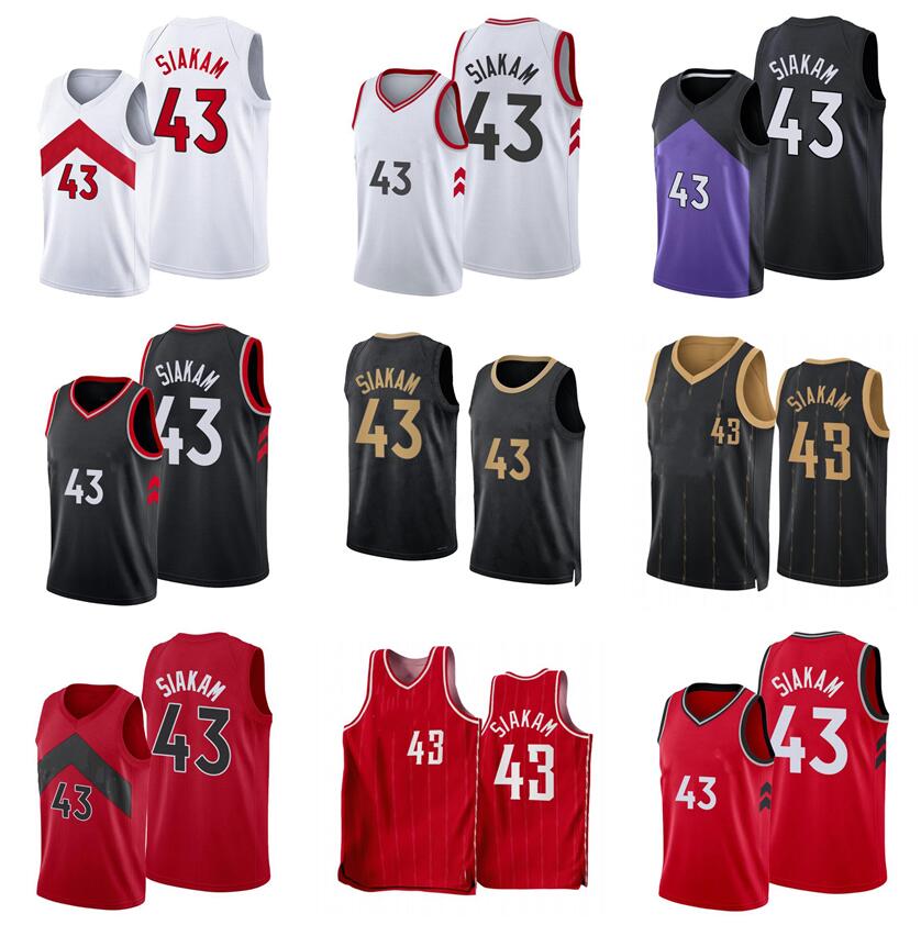 Pascal Siakam Basketball jerseys S-XXL 2022-23 black white red Men Women Youth city jersey 43, With logo
Pascal Siakam Basketball jerseys S-XXL 2022-23 black white red Men Women Youth city jersey 43, With logo