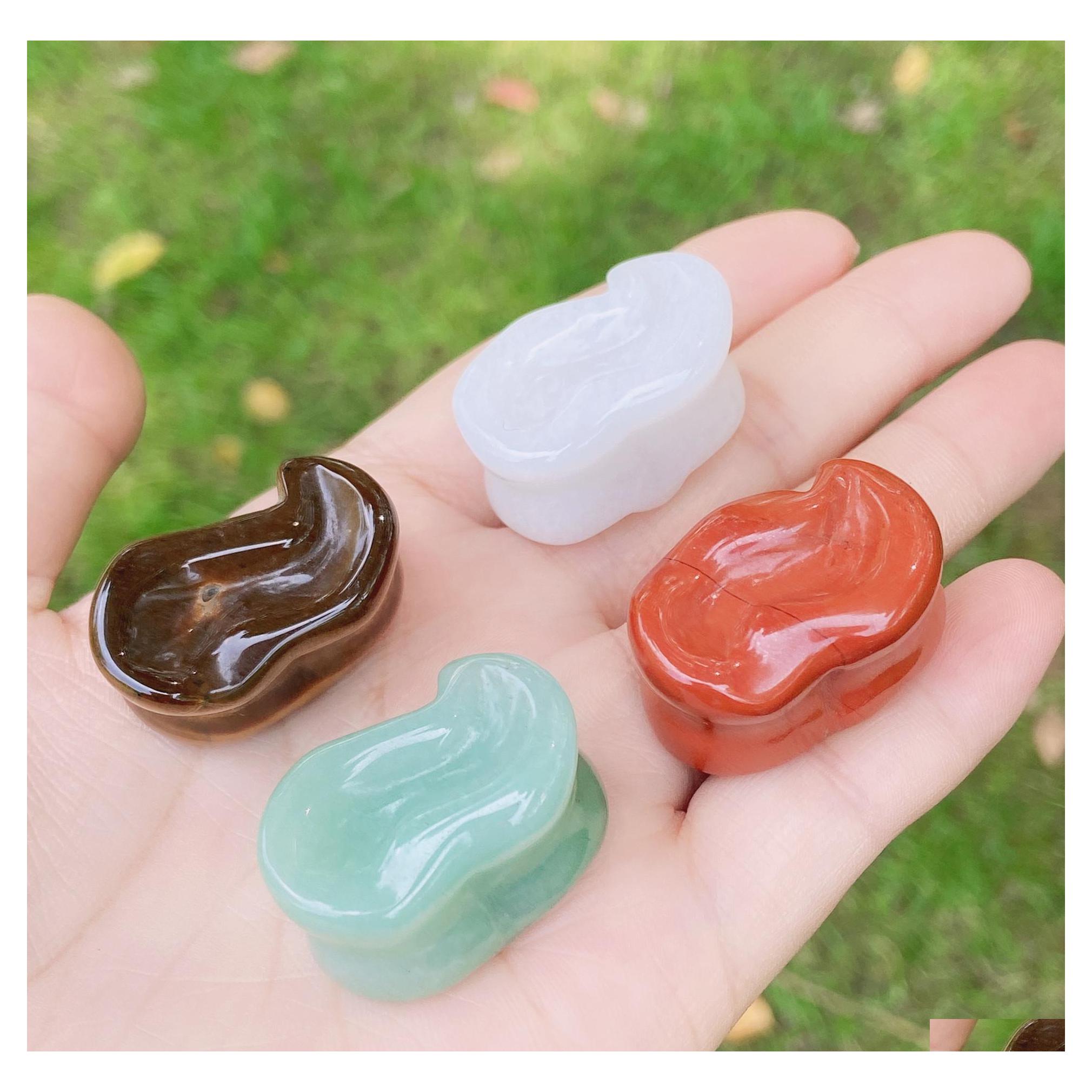 Stone 1.5Inch Natural Crystal Cloud Statue Carving Rose Quartz Handmade Crafts Mini Figurine Reiki Gem Gift Luckyhat Drop Delivery Je Dh7G6
Stone 1.5Inch Natural Crystal Cloud Statue Carving Rose Quartz Handmade Crafts Mini Figurine Reiki Gem Gift Luckyhat Drop Delivery Je Dh7G6