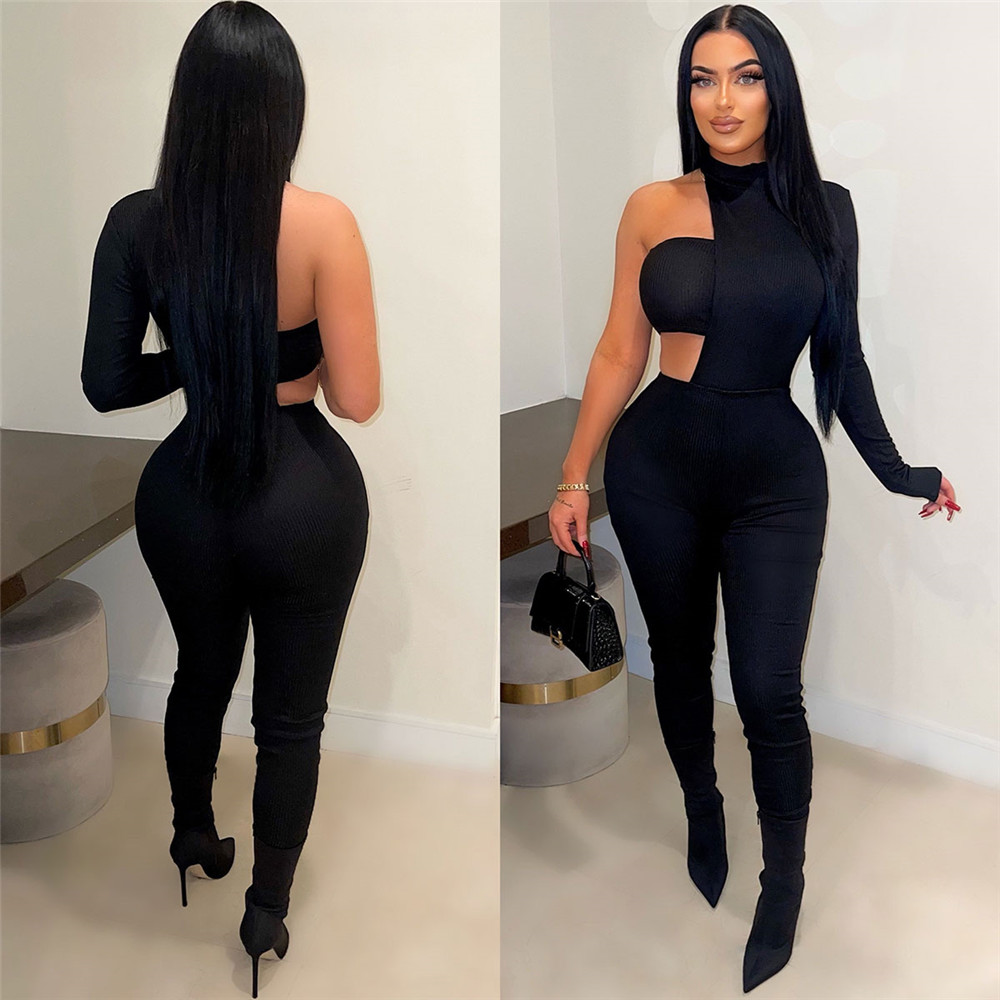 2023 Women Tracksuits Sexy Tank Top Jumpsuits Two 2 Piece Sets Spring Summer Clothes Casual Slim One Piece Outfits Hollow Out Rompers Wholesale items