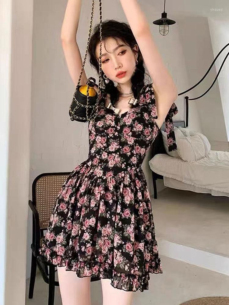 Casual Dresses Women Dress Floral Print Suspenders Summer Sexy Club Party 2023 Y2k A Line Mini Fashion Aesthetic Sleeveless Evening Clothing, Black
Casual Dresses Women Dress Floral Print Suspenders Summer Sexy Club Party 2023 Y2k A Line Mini Fashion Aesthetic Sleeveless Evening Clothing, Black