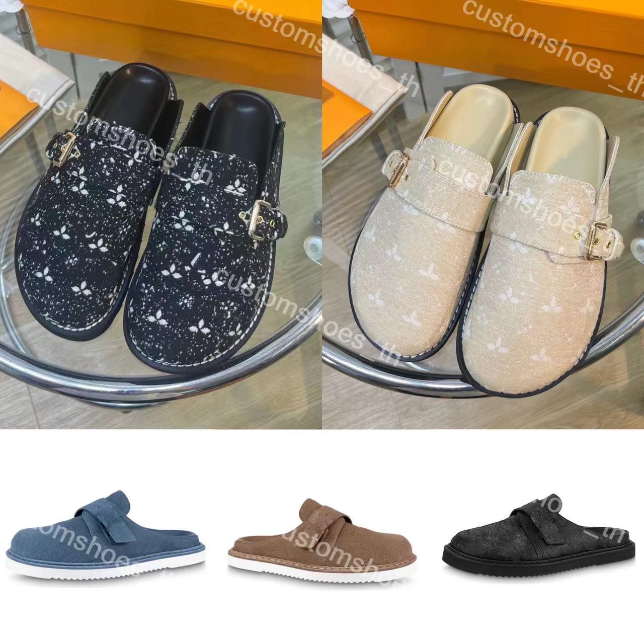 Designer Slipper Easy Sandal Scuff Flat Mules Cosy Comfort Luxury Calfskin Sandals Slipper Clogs Denim Letter Printing Casual Shoes Platform Flip Flops 35-45
Designer Slipper Easy Sandal Scuff Flat Mules Cosy Comfort Luxury Calfskin Sandals Slipper Clogs Denim Letter Printing Casual Shoes Platform Flip Flops 35-45