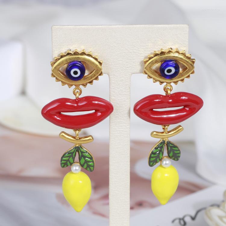 Backs Earrings Hand-painted Glazed Angel Eyes Red Lips Lemon Personality No Pierced Ear Clips
Backs Earrings Hand-painted Glazed Angel Eyes Red Lips Lemon Personality No Pierced Ear Clips