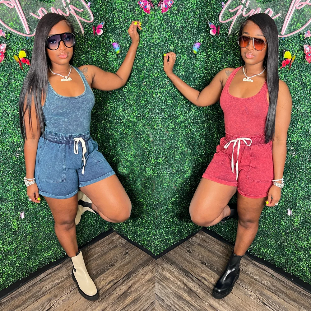 2023 Designer Summer Tracksuits Two Piece Sets Women Dye Tie Sleeveless Vest Tee and Shorts Print Sports suits Casual Sportswear Wholesale items Bulk 