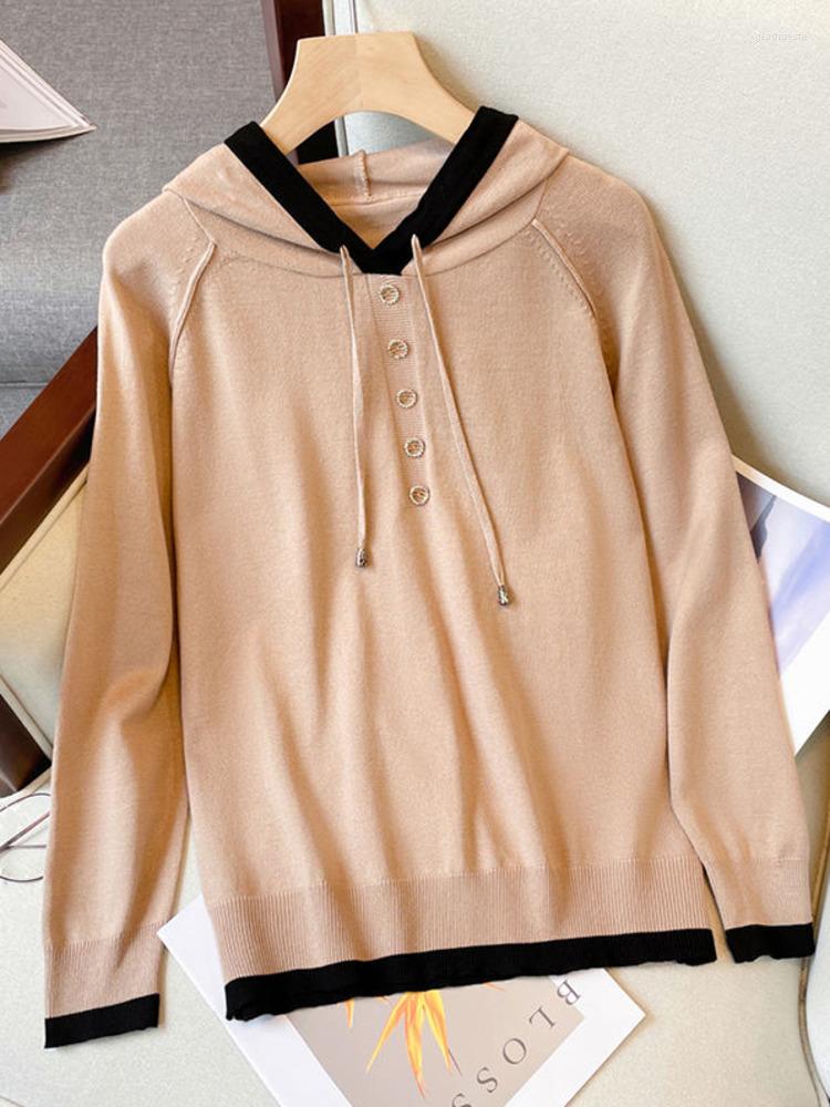 Women's Sweaters Women's Large Clothing 2023 Autumn Casual Hoodies Sweater Pullovers Knitted Top Loose Long Sleeve Korean -4XL Hooded, Black
Women's Sweaters Women's Large Clothing 2023 Autumn Casual Hoodies Sweater Pullovers Knitted Top Loose Long Sleeve Korean -4XL Hooded, Black