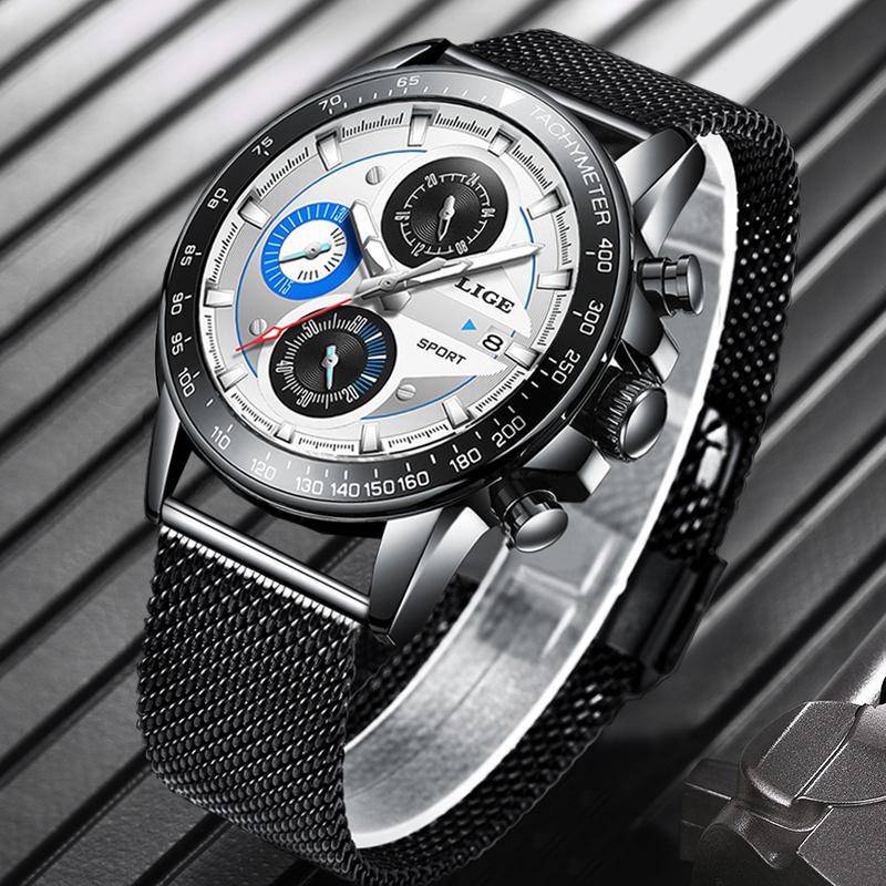Wristwatches Reloj Hombre 2023 LIGE Top Mens Watches Waterproof Ultra Thin Date Wrist Watch Male Chronograph Casual Quartz Cloc, Black red l
Wristwatches Reloj Hombre 2023 LIGE Top Mens Watches Waterproof Ultra Thin Date Wrist Watch Male Chronograph Casual Quartz Cloc, Black red l
