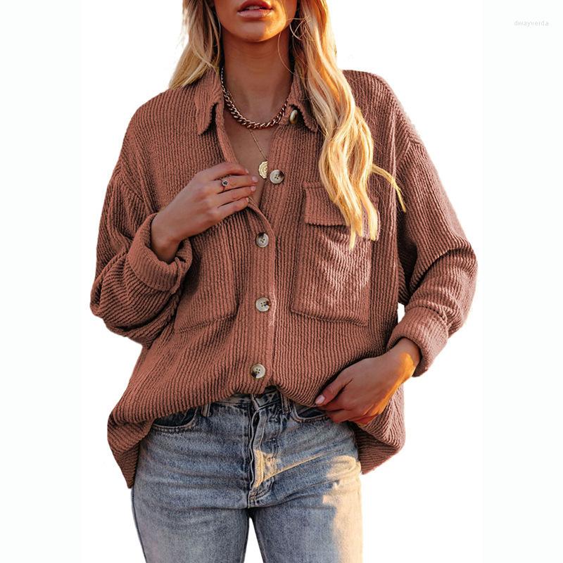 Women' Jackets Vintage Corduroy Women' Jacket Shirts Solid Loose Cardigan Elegant Coats Tops Casual Long Sleeve Buttons Clothes 23692, Black
Women' Jackets Vintage Corduroy Women' Jacket Shirts Solid Loose Cardigan Elegant Coats Tops Casual Long Sleeve Buttons Clothes 23692, Black