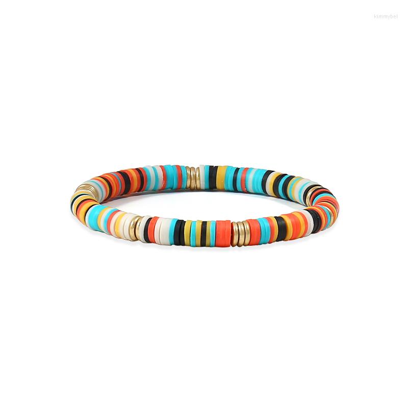 Strand Boho Lovely Bracelet Jewellry Gifts Colorful Polymer Clay Spacer Bead String Female Girl Wrist Accessories Wholesale
Strand Boho Lovely Bracelet Jewellry Gifts Colorful Polymer Clay Spacer Bead String Female Girl Wrist Accessories Wholesale