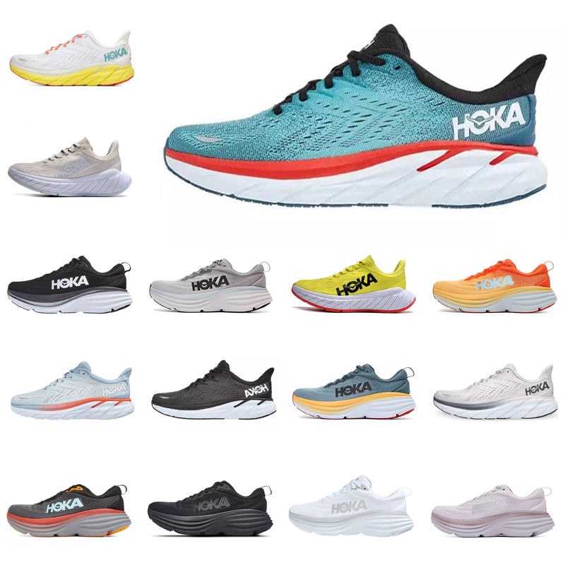 WITH BOX designer Running Shoes for Mens Women Hoka Bondi 8 Clifton Kawana Challenger ATR black pink white grey red blue Sport Trainer 36-45, #34
WITH BOX designer Running Shoes for Mens Women Hoka Bondi 8 Clifton Kawana Challenger ATR black pink white grey red blue Sport Trainer 36-45, #34