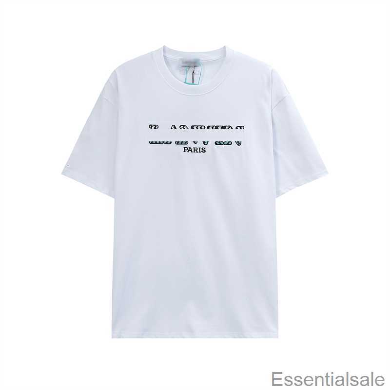 2023 Men' T-shirts Lanvins Designer Tshirts Women High Street Cotton Tops Casual Shirts Luxurys Brand Shorts Sleeve Crewneck Clothes Gj8y, White
2023 Men' T-shirts Lanvins Designer Tshirts Women High Street Cotton Tops Casual Shirts Luxurys Brand Shorts Sleeve Crewneck Clothes Gj8y, White