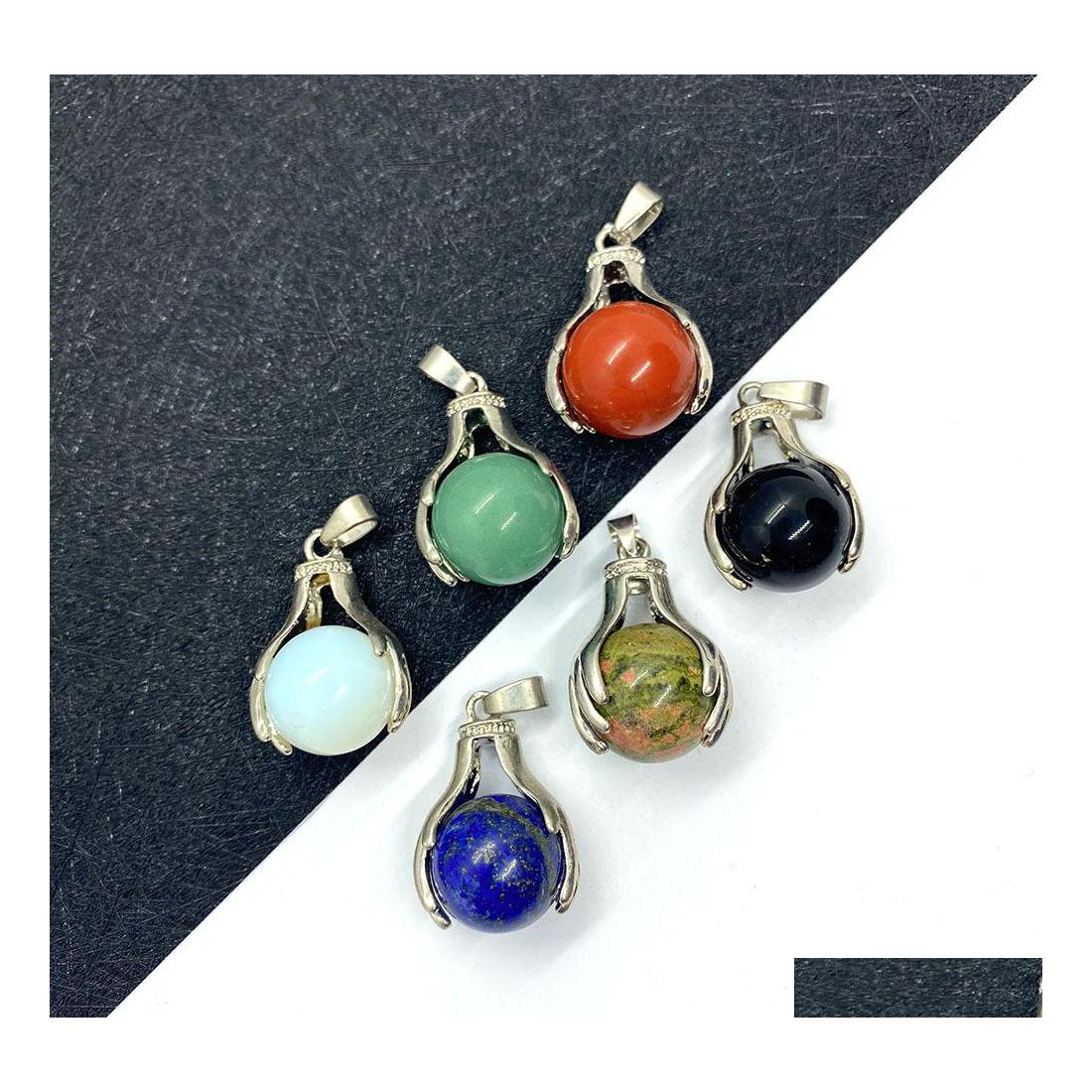 Charms Claw Hand Hold Charm Natural Stone Round Beads Pendants For Jewelry Making Necklace Ffshop2001 Drop Delivery Findings Componen Dhwxv
Charms Claw Hand Hold Charm Natural Stone Round Beads Pendants For Jewelry Making Necklace Ffshop2001 Drop Delivery Findings Componen Dhwxv