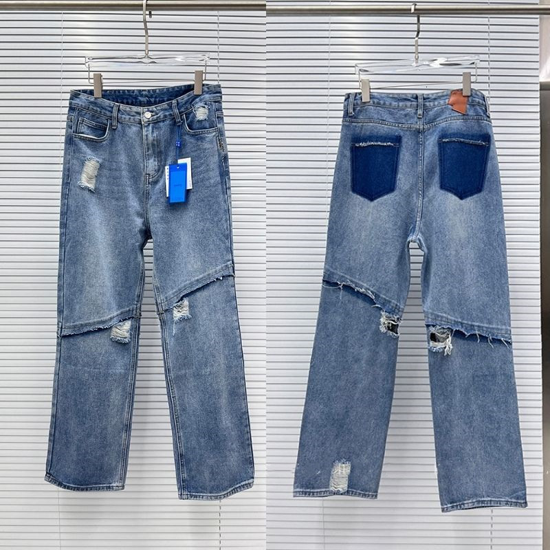 Men s Jeans Casual Fashion Straight Ader Error Splice Vintage Washed Hole Denim Trousers Pants 230217, Sky blue
Men s Jeans Casual Fashion Straight Ader Error Splice Vintage Washed Hole Denim Trousers Pants 230217, Sky blue