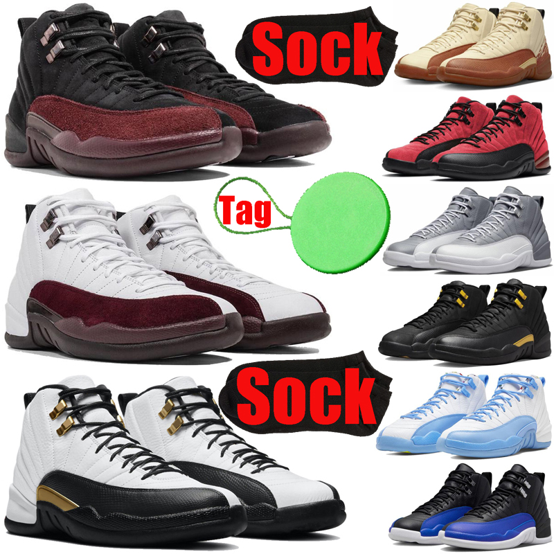 A Ma Maniere 12 12s mens basketball shoes Black Taxi Cherry White Muslin Stealth Hyper Royal Playoffs Flu Game Field Purple men trainers sneakers shoe, #34 black
A Ma Maniere 12 12s mens basketball shoes Black Taxi Cherry White Muslin Stealth Hyper Royal Playoffs Flu Game Field Purple men trainers sneakers shoe, #34 black