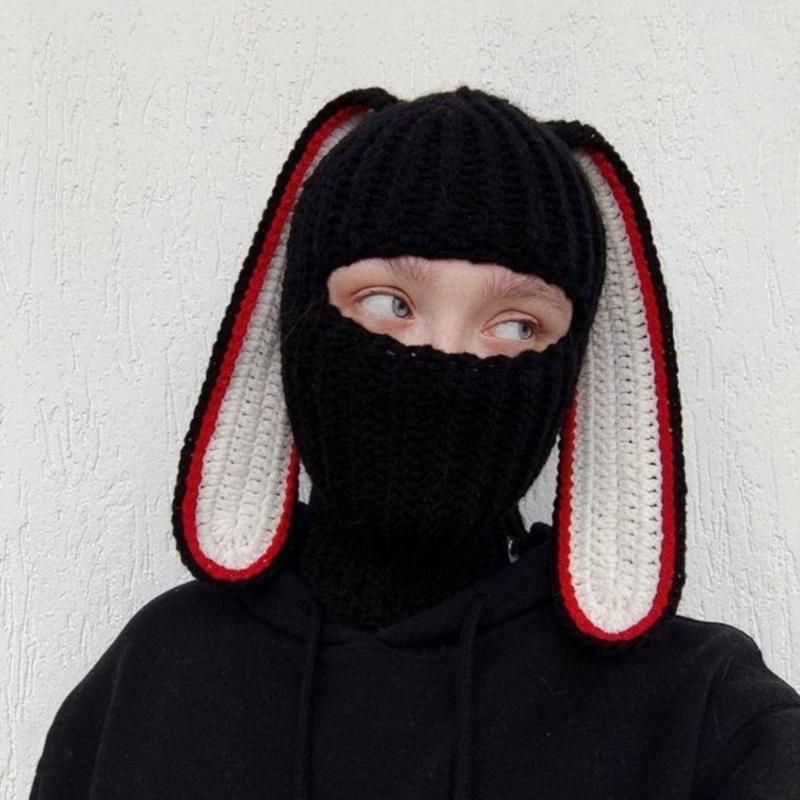 Berets Funny Ears Unisex Knitted Balaclava Hat Long Beanie Ear Protection Woolen Handmade Bonnet 2023, Style b
Berets Funny Ears Unisex Knitted Balaclava Hat Long Beanie Ear Protection Woolen Handmade Bonnet 2023, Style b