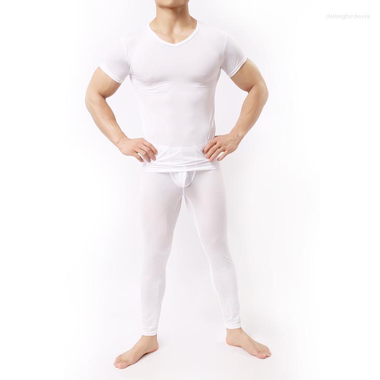 Men' T Shirts 1 Set Brand Sexy Men See Through Ice Silk T-shirts No Seaming Tee Thin Light Standard Man T-shirt Cool Pajamas FX1037, Leggings pink
Men' T Shirts 1 Set Brand Sexy Men See Through Ice Silk T-shirts No Seaming Tee Thin Light Standard Man T-shirt Cool Pajamas FX1037, Leggings pink