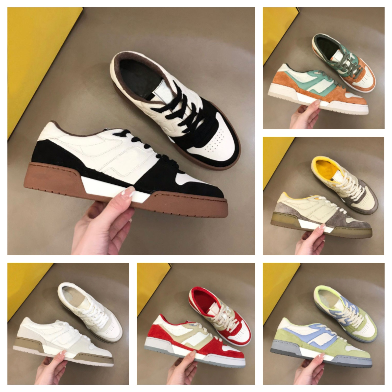 2023 Low Top Match Sneakers Shoes Men Rubber Sole Suede Leather Logo-embossed Side Skateboard Walking Shoe Fabric Leisure Flats EU38-46.BOX
2023 Low Top Match Sneakers Shoes Men Rubber Sole Suede Leather Logo-embossed Side Skateboard Walking Shoe Fabric Leisure Flats EU38-46.BOX