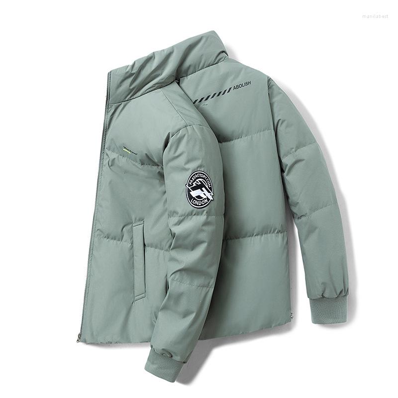 Men's Down And Winter Of 2023 Collar Jacket Male Logo Thickening Brief Paragraph Tooling Coat Suit Handsome Man Bread, Black
Men's Down And Winter Of 2023 Collar Jacket Male Logo Thickening Brief Paragraph Tooling Coat Suit Handsome Man Bread, Black