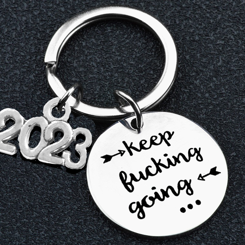 Key Rings Keychain 2023 Year Graduation Gift Keep Going for Student School College Women Men Stainless Steel Letter Chain
Key Rings Keychain 2023 Year Graduation Gift Keep Going for Student School College Women Men Stainless Steel Letter Chain