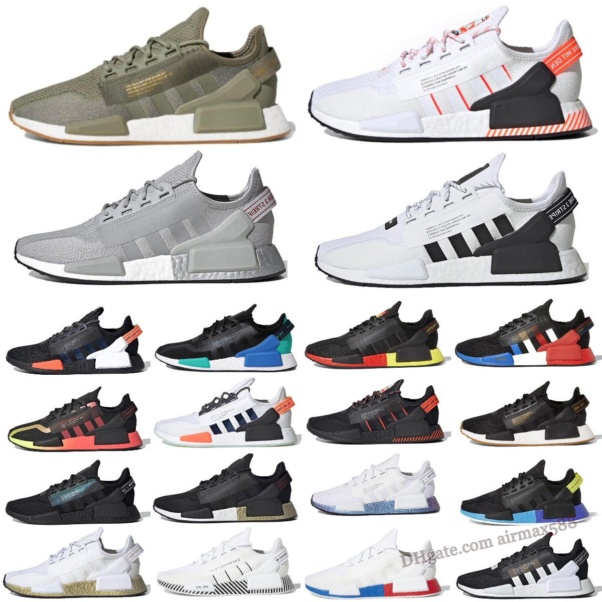 2023 wholesale Dazzle Camo Nmd R1 V2 Mens Running Shoes Aqua Tones Mexico City Metallic Core Black Munich Oreo Og Men Women for Japan Outdoor Trainers sneakers, N34
2023 wholesale Dazzle Camo Nmd R1 V2 Mens Running Shoes Aqua Tones Mexico City Metallic Core Black Munich Oreo Og Men Women for Japan Outdoor Trainers sneakers, N34
