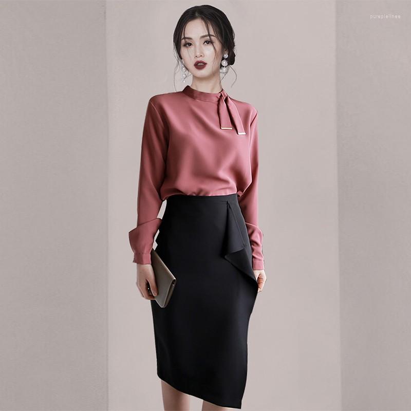 Work Dresses Elegant Spring 2 Pieces Suit Women' Fashion O Collar Shirt Crop Top And High Waist Pencil Skirts Female Occupation Skirt, Picture color
Work Dresses Elegant Spring 2 Pieces Suit Women' Fashion O Collar Shirt Crop Top And High Waist Pencil Skirts Female Occupation Skirt, Picture color