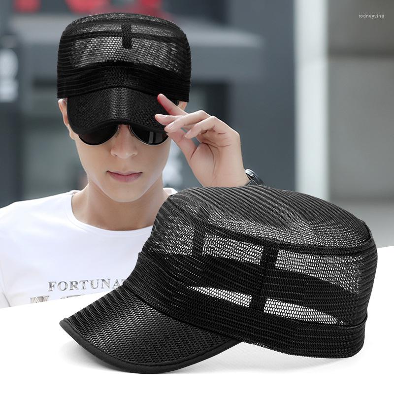 Berets Olokele Full Mesh Military Cap For Men Big Bone Sun Hat Plus Size Fitted Army Back Closed Dad Trucker 56-60 Cm, Black 
Berets Olokele Full Mesh Military Cap For Men Big Bone Sun Hat Plus Size Fitted Army Back Closed Dad Trucker 56-60 Cm, Black