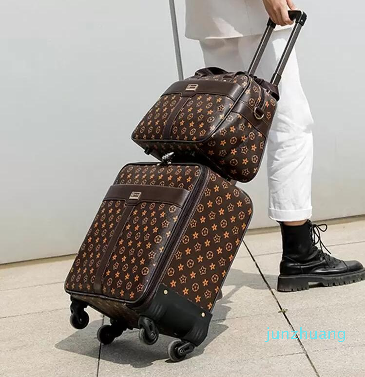 Suitcases 2023 High Quality 16" Inch Retro Women Luggage Travel Bag With Handbag Rolling Suitcase Set On Wheels 87
Suitcases 2023 High Quality 16" Inch Retro Women Luggage Travel Bag With Handbag Rolling Suitcase Set On Wheels 87