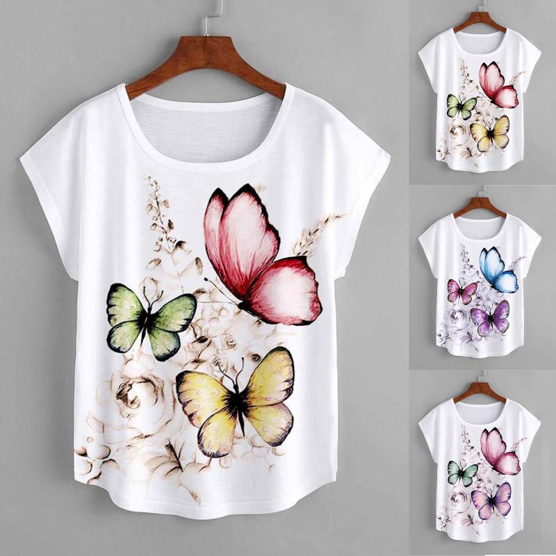 Women' T Shirts Womens O Neck Sleeveless Cotton T-Shirts Butterfly Print Fashion Top Loose White Shirt Girls Tops DropWomen, Blue
Women' T Shirts Womens O Neck Sleeveless Cotton T-Shirts Butterfly Print Fashion Top Loose White Shirt Girls Tops DropWomen, Blue