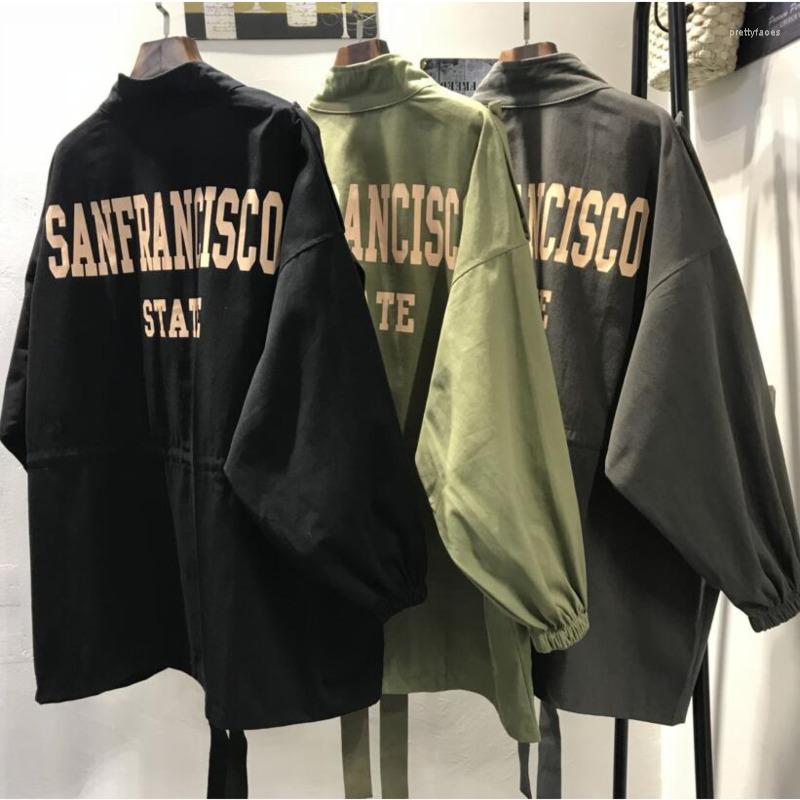 Women' Jackets 20230Feminine Coat Letter Printed Jacket Long Windbreaker Bomber Women Loosen BF Oversize Harajuku, Black
Women' Jackets 20230Feminine Coat Letter Printed Jacket Long Windbreaker Bomber Women Loosen BF Oversize Harajuku, Black