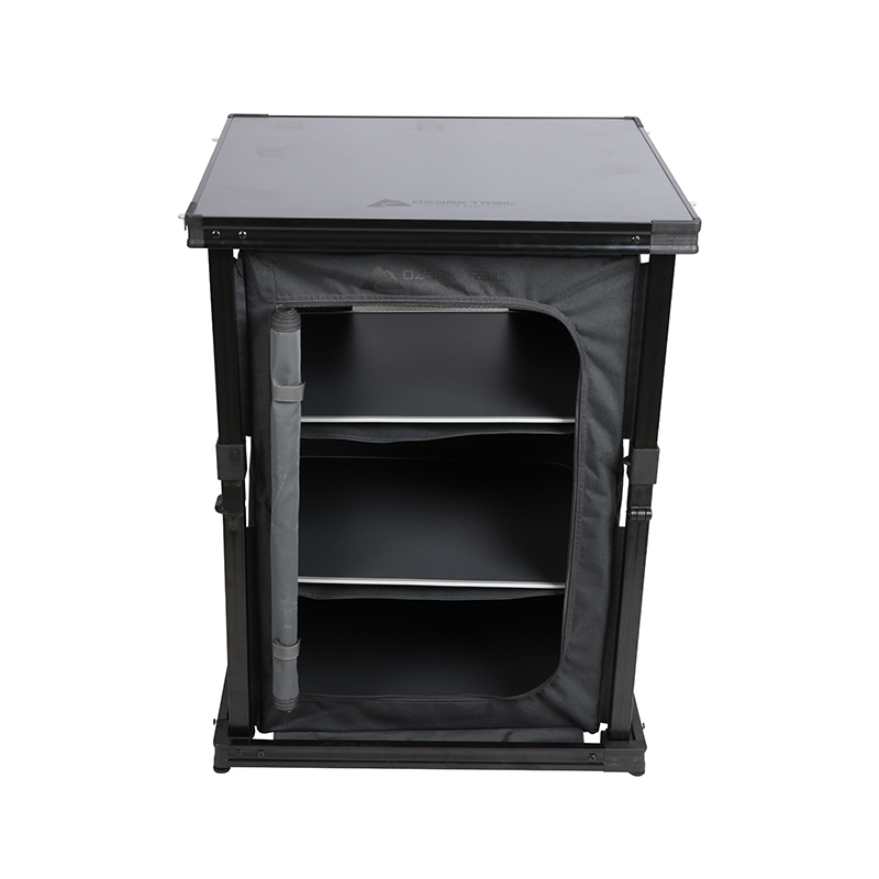Ozark Trail Kitchen Organizer Hardtop Table Gray 23 x 20 x 31