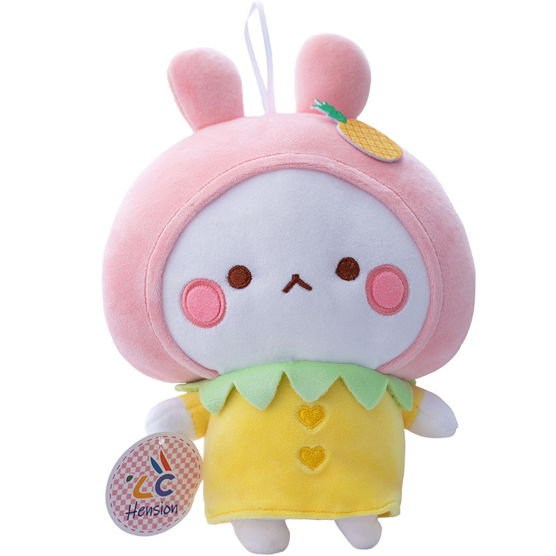 Easter Party Bunny Dolls Cute Fruit Series Rabbit Shaped 23cm Plush Toys Spring Event Baby Birthday Gifts9501278