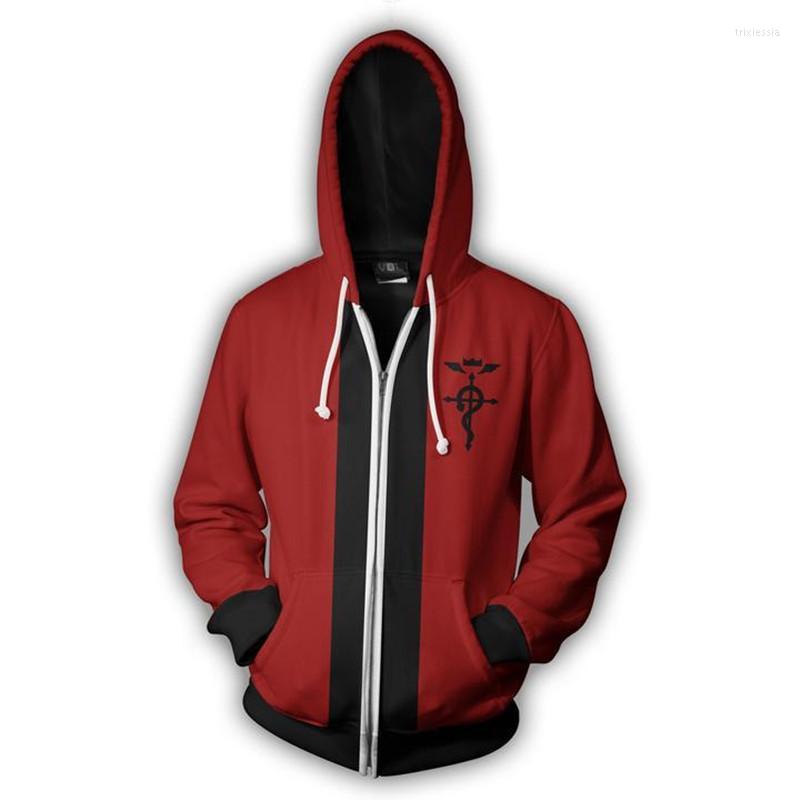Men' Hoodies 3D Print Men Fullmetal Alchemist Hooded Man Women Spring Fall Casual Zipper Top Coat Sweatshirts, Picture shown
Men' Hoodies 3D Print Men Fullmetal Alchemist Hooded Man Women Spring Fall Casual Zipper Top Coat Sweatshirts, Picture shown