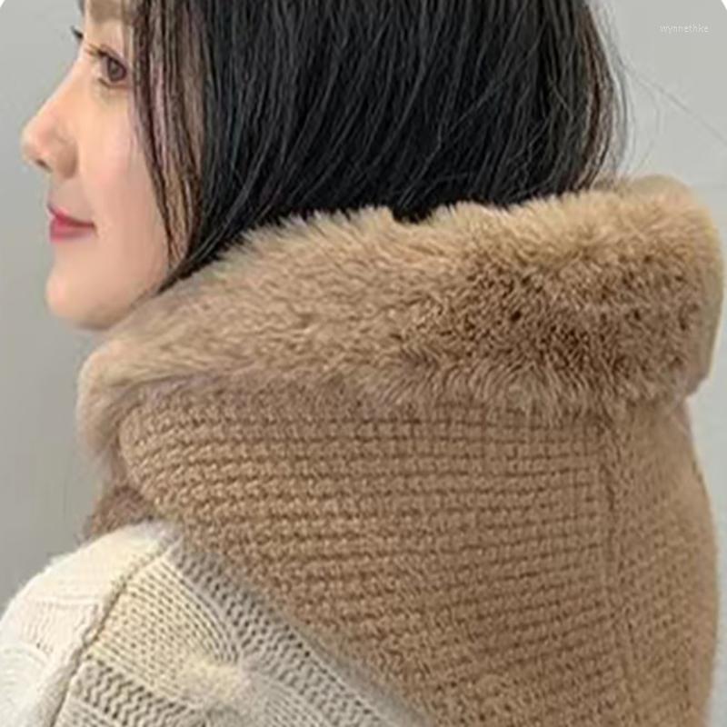 Berets Winter Fashion Warm Knitted Scarf One-piece Hat Two-color Twist Plush Outdoor Riding Ski Windproof, Khaki
Berets Winter Fashion Warm Knitted Scarf One-piece Hat Two-color Twist Plush Outdoor Riding Ski Windproof, Khaki